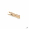 Clothes Pegs Wood 24 Pieces Set (24 Units)