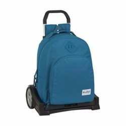 School Rucksack with Wheels Evolution BlackFit8 Egeo Blue (32 x 42 x 15 cm)