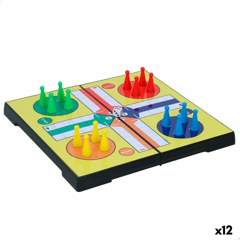 Parchis Colorbaby 20 x 2 x 20 cm (18 Pieces) (12 Units) Magnetic Travel