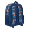 School Bag Hot Wheels Speed club Orange Navy Blue (32 x 38 x 12 cm)