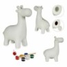 Paint Your Own Money Box Giraffe Ceramic 6,8 x 16,2 x 13,2 cm (12 Units)