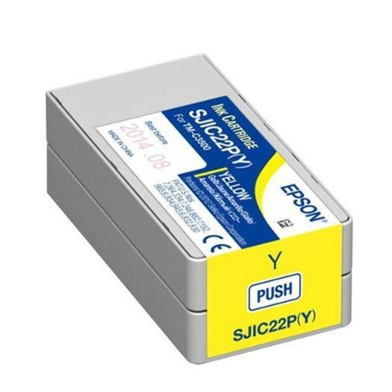 Original Ink Cartridge Epson SJIC22P(Y) Yellow