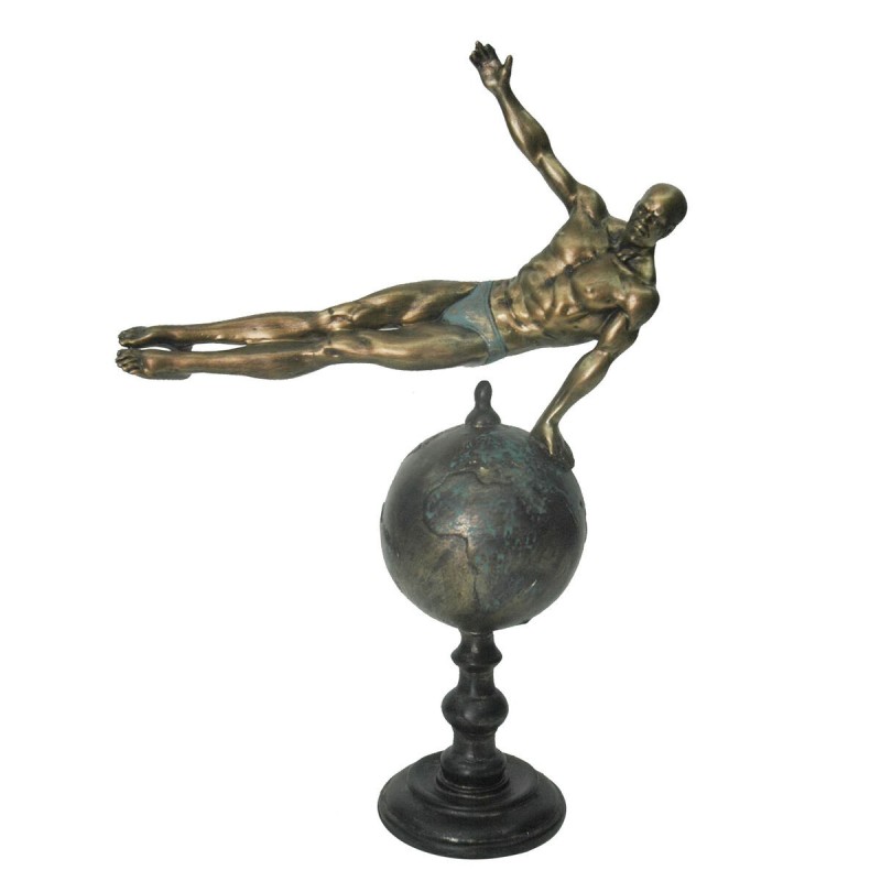 Decorative Figure DKD Home Decor Golden Resin Gymnast Modern (27 x 11 x 39 cm)