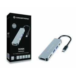 USB Hub Conceptronic DONN02G Aluminium