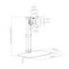 Screen Table Support TooQ DB1127TN-W 17"-27"