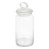 Jar Kitchen 9,8 x 23,4 x 9,8 cm Transparent Silicone Glass 1,1 L (6 Units)