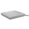 Chair cushion Grey 38 x 38 x 4 cm