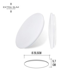 LED Flush-fitting ceiling light EDM F 12 W (4000 K)