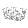 Multi-purpose basket Black Metal 30,3 x 14 x 22,5 cm Rectangular (6 Units)