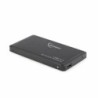 Housing for Hard Disk GEMBIRD EE2-U3S-2-S Black Silver USB USB 3.0 SATA USB 3.2 2,5"