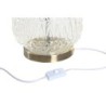 Desk lamp Home ESPRIT White Beige Metal Crystal 38 x 38 x 54 cm (2 Units)