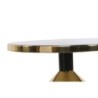 Set of 2 tables Home ESPRIT White Black 41 x 41 x 48 cm