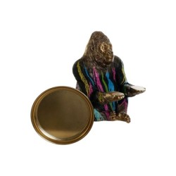 Decorative Figure DKD Home Decor 38 x 46 x 50,5 cm Multicolour Gorilla