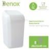 Rubbish bin Denox White 15 L (28 x 22 x 40 cm)