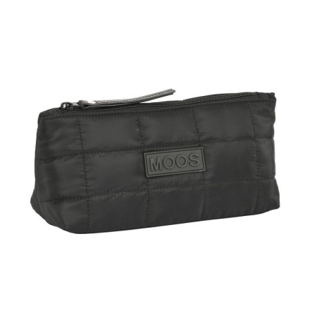 School Toilet Bag Moos Negro Padded Black 23 x 12 x 8 cm