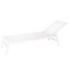 Sun-lounger Thais White 199 x 61 x 30 cm