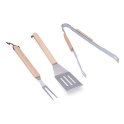 Barbecue utensils EDM 5,5 x 25 cm / 39 cm / 35 cm