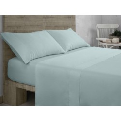 Bedding set Alexandra House Living QUTUN Light Blue Super king 4 Pieces