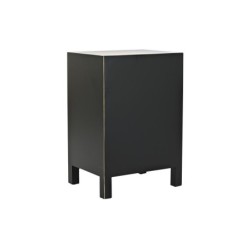 Nightstand DKD Home Decor White Black Golden Fir MDF Wood 45 x 36 x 66 cm