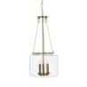 Ceiling Light Golden Crystal Iron 220-240 V 35 x 35 x 72 cm