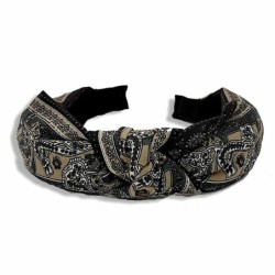 Headband Araban Knot Black Beige