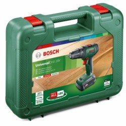 Drill and accessories set BOSCH Universaldrill 18 Power 4All 18 V 40 Nm