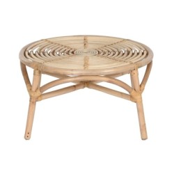 Small Side Table Home ESPRIT Natural 65 x 65 x 36 cm