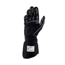 Gloves OMP TECNICA Black XL FIA 8856-2018 (1 Unit)