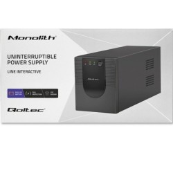 Uninterruptible Power Supply System Interactive UPS Qoltec 53776 900 W