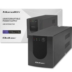 Uninterruptible Power Supply System Interactive UPS Qoltec 53776 900 W