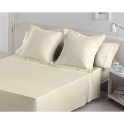 Bedding set Alexandra House Living Cream Single 3 Pieces