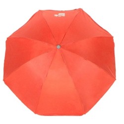 Sunshade Aktive UV50 Ø 180 cm Coral Polyester Aluminium 180 x 187 x 180 cm (12 Units)