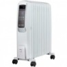 Oil-filled Radiator (10 chamber) Grunkel RAC-10 Piros White Digital Grey 2500 W