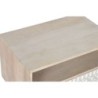 Nightstand DKD Home Decor White Natural Mango wood 55 x 35 x 45 cm