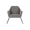 Armchair DKD Home Decor Black Grey Metal 75 x 76 x 82 cm