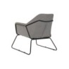 Armchair DKD Home Decor Black Grey Metal 75 x 76 x 82 cm