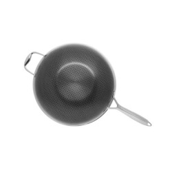 Pan Kohersen 71111 Black Silver Stainless steel Aluminium Ø 32 cm