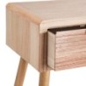 Console HONEY Natural Paolownia wood MDF Wood 80 x 40 x 78 cm