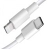 USB-C to Lightning Cable 3GO C138 White 1 m