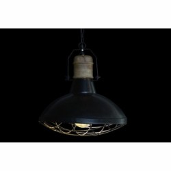 Ceiling Light DKD Home Decor 52 x 52 x 57 cm Black Brown Iron Mango wood 50 W