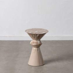 Side table Beige Iron 34 x 34 x 50 cm