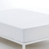 Fitted bottom sheet Alexandra House Living White 200 x 200 cm