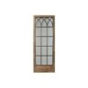 Wall mirror DKD Home Decor Black Metal Brown Birch Window (60 x 3 x 160 cm)