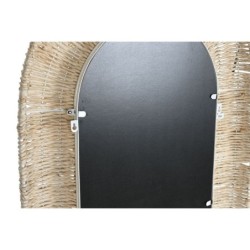 Wall mirror Home ESPRIT Natural Fibre 68 x 7,5 x 128 cm