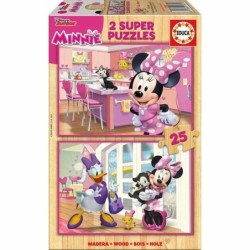 2-Puzzle Set   Minnie Mouse Me Time         25 Pieces 26 x 18 cm