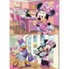 2-Puzzle Set   Minnie Mouse Me Time         25 Pieces 26 x 18 cm