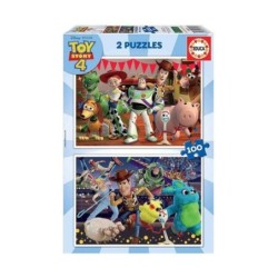 2-Puzzle Set   Toy Story Ready to play         100 Pieces 40 x 28 cm