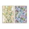 Painting DKD Home Decor 84 x 4,5 x 123 cm Palms Tropical (2 Units)