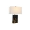 Desk lamp DKD Home Decor White Black Golden Metal 60 W 220 V 40 x 23 x 58 cm