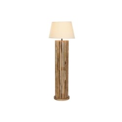 Floor Lamp Home ESPRIT Brown Mango wood 220 V 25 x 25 x 102 cm